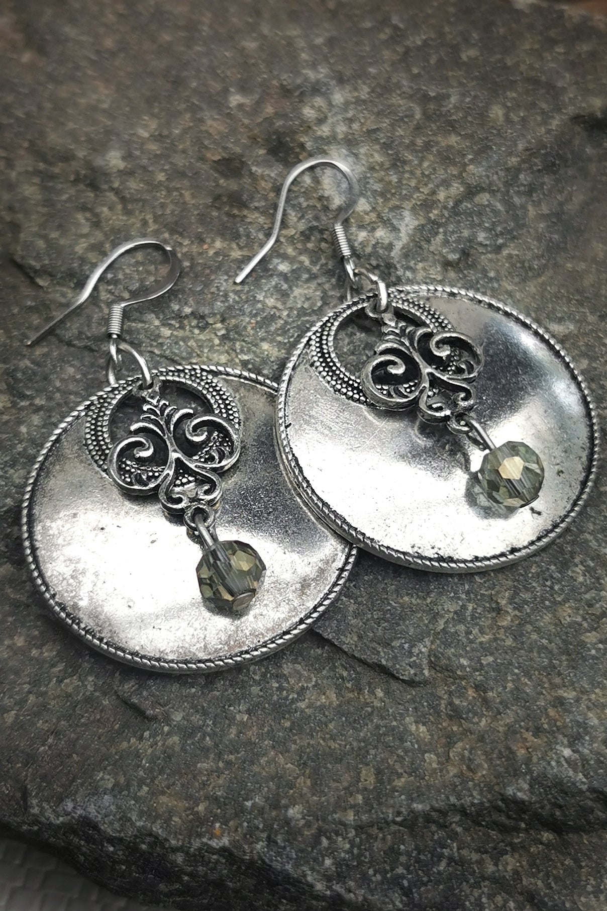 Earrings - GreenCrystalRomance