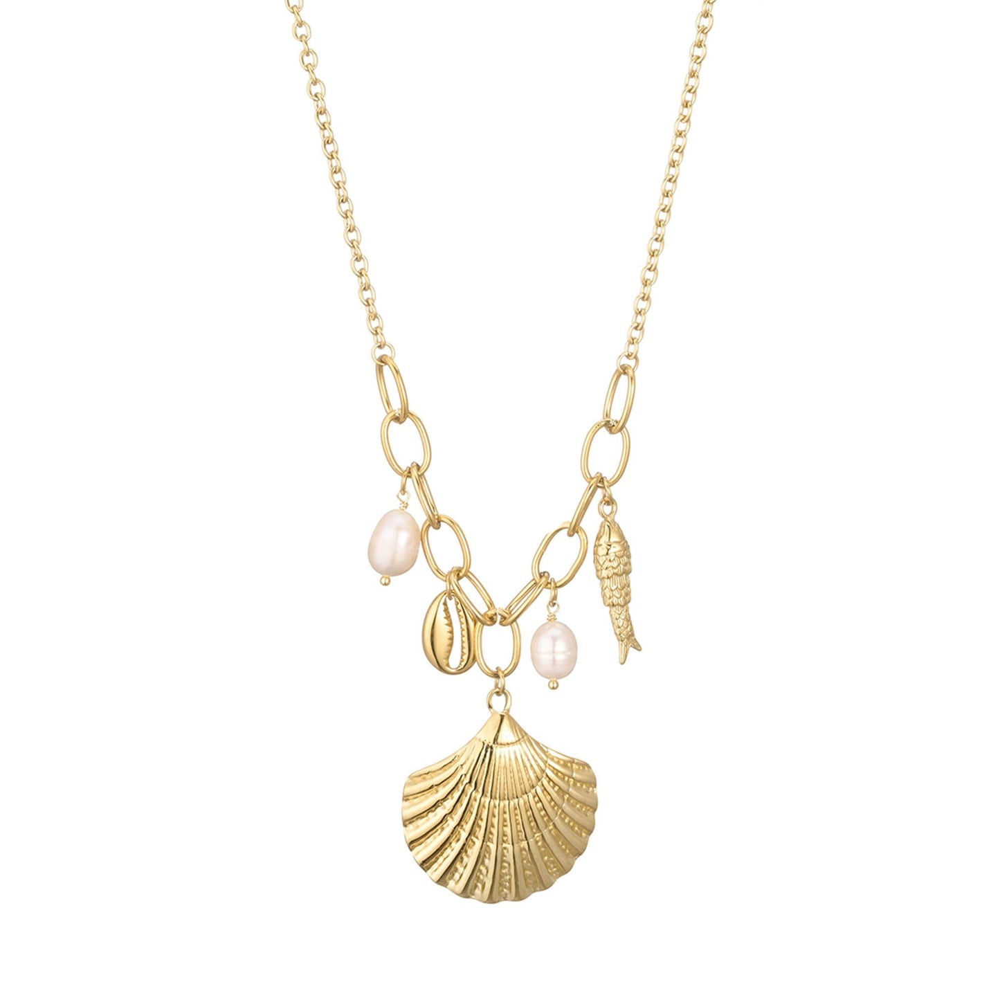Golden Era Kette - Beach Pearl