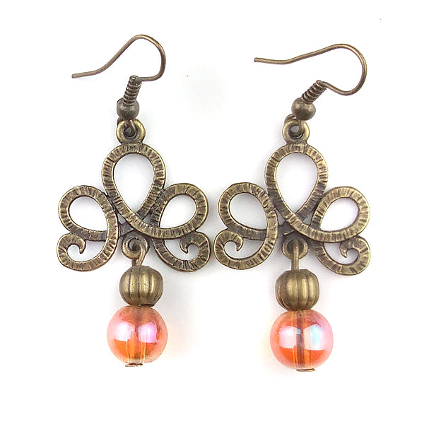 Ohrringe | Little Bronze Orange