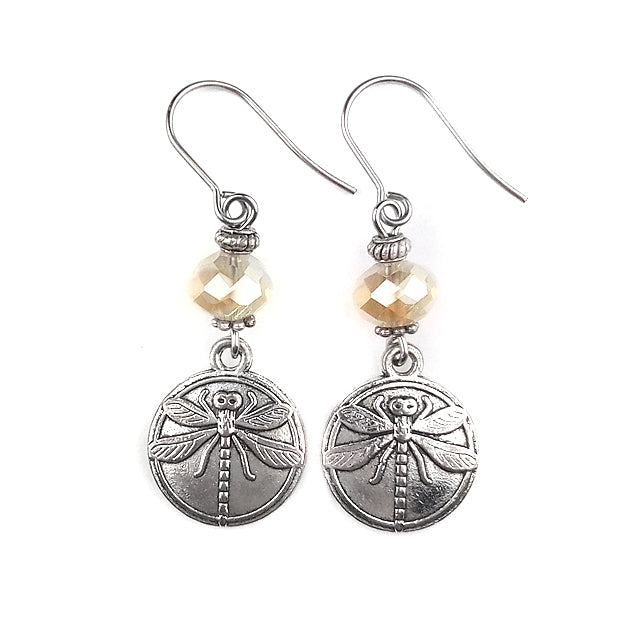 Ohrringe | Moonstone Dragonfly