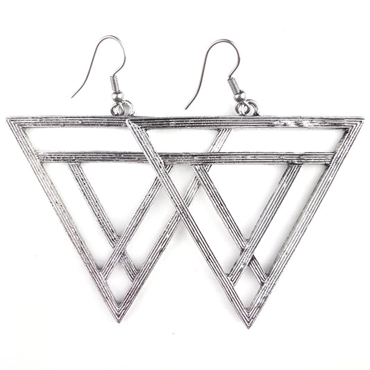 Ohrringe | Silver Triangles