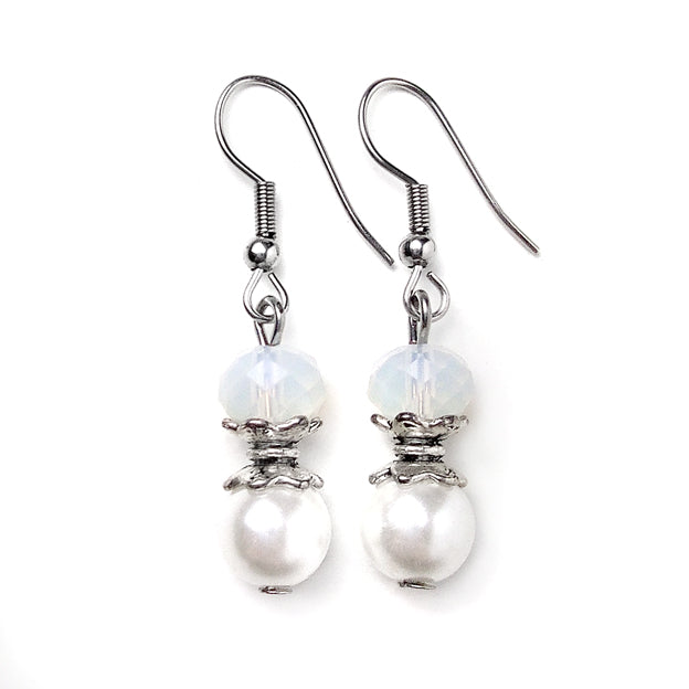 Ohrringe | White Moonstone
