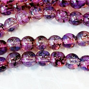 6mm GLASS | Glasperle - 10 Stück