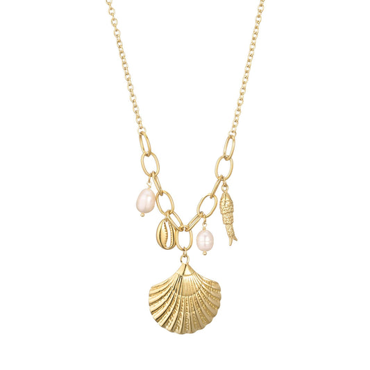 Golden Era Kette - Beach Pearl