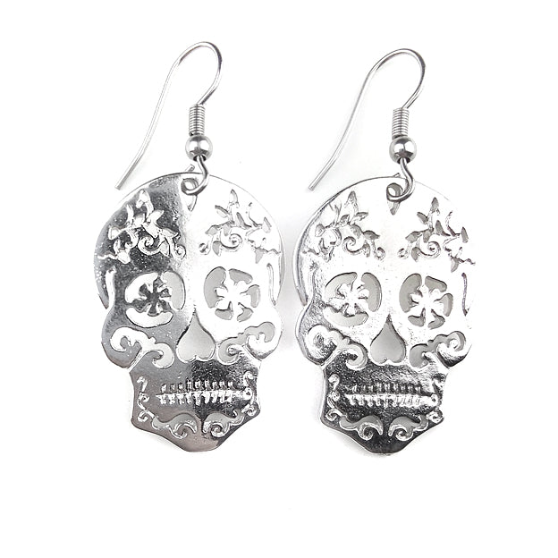 Ohrringe | Silver Sugarskull