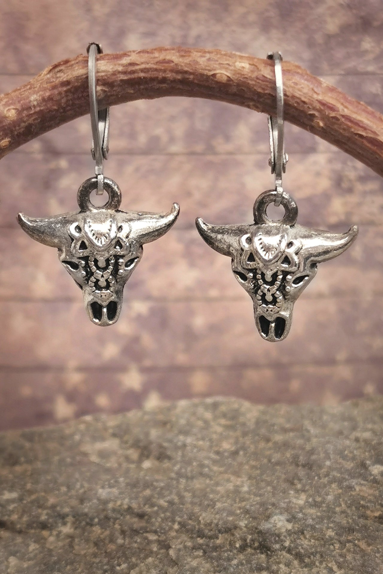Earrings - SilverSkull