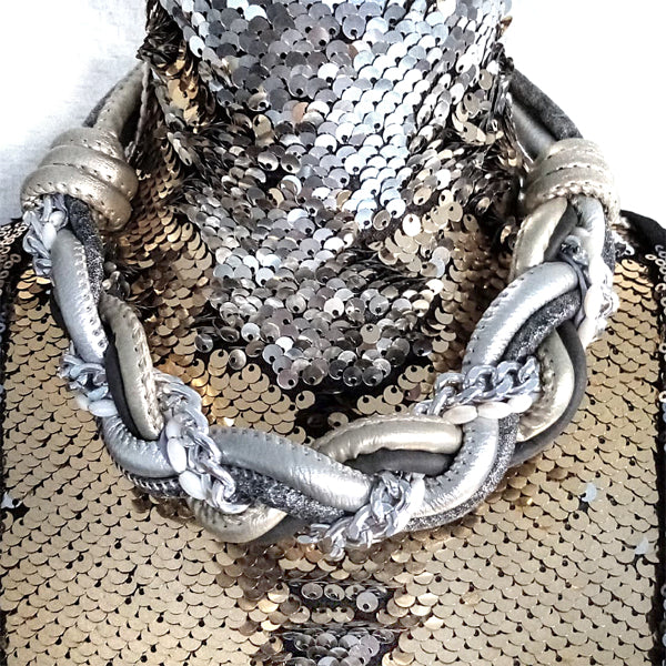 II I XXII - III Metallic Halskette (46-52cm)