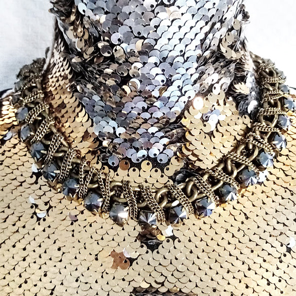 II I XXII - IX Bronzene Halskette (41,5-49cm)